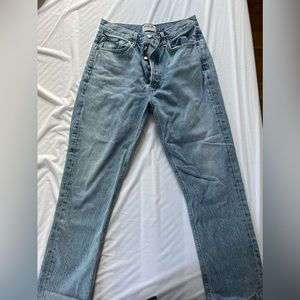 Agolde straight leg jeans